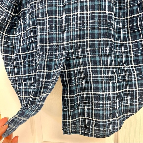 MADEWELL Swenson Popover Shirt in Morefield Plaid boxy cropped boho women’s M - Picture 11 of 12
